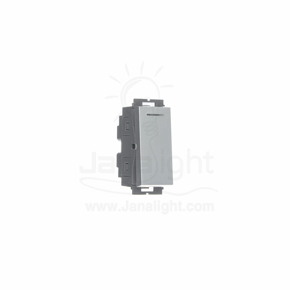 OSA مفتاح مفرد فضي one way switch osa silver